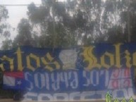 Trapo - Bandeira - Faixa - Telón - "Los patos lokos" Trapo de la Barra: Los del Cerro &bull; Club: Everton de Viña del Mar &bull; País: Chile