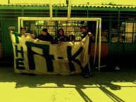 Trapo - Bandeira - Faixa - Telón - "Los A-K" Trapo de la Barra: Los del Cerro &bull; Club: Everton de Viña del Mar &bull; País: Chile