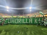 Trapo - Bandeira - Faixa - Telón - Trapo de la Barra: Los del Sur &bull; Club: Atlético Nacional &bull; País: Colombia