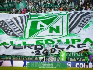 Trapo - Bandeira - Faixa - Telón - "Valledupar verdolaga desde el 2008" Trapo de la Barra: Los del Sur &bull; Club: Atlético Nacional