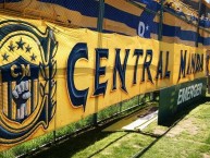Trapo - Bandeira - Faixa - Telón - Trapo de la Barra: Los Guerreros • Club: Rosario Central