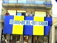 Trapo - Bandeira - Faixa - Telón - "Trapo de la ocal de rotterdam" Trapo de la Barra: Los Guerreros &bull; Club: Rosario Central &bull; País: Argentina