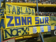 Trapo - Bandeira - Faixa - Telón - "Tablada-nofx-zona sur-de fiesta" Trapo de la Barra: Los Guerreros &bull; Club: Rosario Central &bull; País: Argentina
