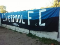 Trapo - Bandeira - Faixa - Telón - "Trapo de liverpool" Trapo de la Barra: Los Negros de la Cuchilla • Club: Liverpool de Montevideo