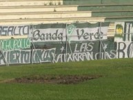 Trapo - Bandeira - Faixa - Telón - Trapo de la Barra: Los Panzers • Club: Santiago Wanderers