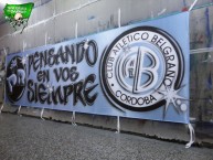 Trapo - Bandeira - Faixa - Telón - Trapo de la Barra: Los Piratas Celestes de Alberdi • Club: Belgrano • País: Argentina