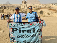 Trapo - Bandeira - Faixa - Telón - Trapo de la Barra: Los Piratas Celestes de Alberdi &bull; Club: Belgrano &bull; País: Argentina