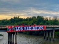 Trapo - Bandeira - Faixa - Telón - "TRAPO OFICIAL (2021-ACTUALMENTE)" Trapo de la Barra: Los REDiablos • Club: Ñublense • País: Chile