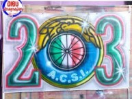 Trapo - Bandeira - Faixa - Telón - Trapo de la Barra: Los Tanos &bull; Club: Audax Italiano &bull; País: Chile