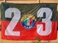 Trapo - Bandeira - Faixa - Telón - Trapo de la Barra: Los Tanos &bull; Club: Audax Italiano &bull; País: Chile