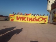 Trapo - Bandeira - Faixa - Telón - Trapo de la Barra: Los Vikingos • Club: Aragua