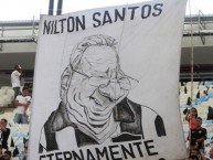 Trapo - Bandeira - Faixa - Telón - "Nilton Santos" Trapo de la Barra: Loucos pelo Botafogo • Club: Botafogo