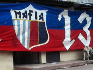 Trapo - Bandeira - Faixa - Telón - Trapo de la Barra: Mafia Azul Grana • Club: Deportivo Quito • País: Ecuador