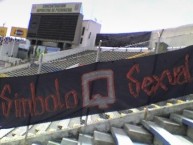 Trapo - Bandeira - Faixa - Telón - Trapo de la Barra: Mafia Azul Grana &bull; Club: Deportivo Quito &bull; País: Ecuador