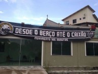Trapo - Bandeira - Faixa - Telón - "Mov 105 - Desde o berço até o caixão" Trapo de la Barra: Movimento 105 Minutos • Club: Atlético Mineiro