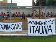 Trapo - Bandeira - Faixa - Telón - "Mov 105 - Itaúna, Minas Gerais, Brasil" Trapo de la Barra: Movimento 105 Minutos • Club: Atlético Mineiro
