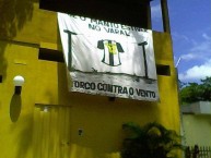 Trapo - Bandeira - Faixa - Telón - "Mov 105 - Se o manto estiver no varal, eu torço contra o vento" Trapo de la Barra: Movimento 105 Minutos • Club: Atlético Mineiro