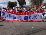 Trapo - Bandeira - Faixa - Telón - Trapo de la Barra: Muerte Blanca • Club: LDU • País: Ecuador