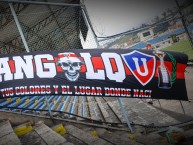 Trapo - Bandeira - Faixa - Telón - "LOS DEL VALLE - SANGOLQUI" Trapo de la Barra: Muerte Blanca &bull; Club: LDU