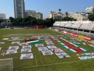 Trapo - Bandeira - Faixa - Telón - Trapo de la Barra: O Bravo Ano de 52 • Club: Fluminense