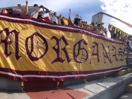 Trapo - Bandeira - Faixa - Telón - "Morganas" Trapo de la Barra: Revolución Vinotinto Sur &bull; Club: Tolima