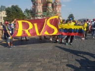Trapo - Bandeira - Faixa - Telón - "MUNDIAL RUSIA 2018" Trapo de la Barra: Revolución Vinotinto Sur • Club: Tolima • País: Colombia