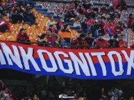 Trapo - Bandeira - Faixa - Telón - "Trapo de inkognitox 2024" Trapo de la Barra: Rexixtenxia Norte &bull; Club: Independiente Medellín &bull; País: Colombia