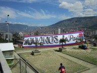Trapo - Bandeira - Faixa - Telón - "100 años de pasión" Trapo de la Barra: Rexixtenxia Norte • Club: Independiente Medellín