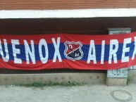 Trapo - Bandeira - Faixa - Telón - "BUENOS AIRES" Trapo de la Barra: Rexixtenxia Norte • Club: Independiente Medellín • País: Colombia