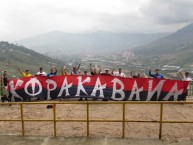 Trapo - Bandeira - Faixa - Telón - "COPACABANA" Trapo de la Barra: Rexixtenxia Norte • Club: Independiente Medellín