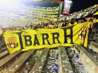 Trapo - Bandeira - Faixa - Telón - "IBARRA" Trapo de la Barra: Sur Oscura • Club: Barcelona Sporting Club • País: Ecuador