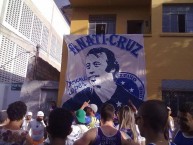 Trapo - Bandeira - Faixa - Telón - Trapo de la Barra: Torcida Fanáti-Cruz • Club: Cruzeiro