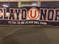 Trapo - Bandeira - Faixa - Telón - Trapo de la Barra: Trinchera Norte • Club: Universitario de Deportes