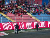 Trapo - Bandeira - Faixa - Telón - "Te Amo más de lo que puedo permitirme" Trapo de la Barra: Turba Roja &bull; Club: Deportivo FAS &bull; País: El Salvador