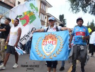 Trapo - Bandeira - Faixa - Telón - Trapo de la Barra: Vendaval Celeste • Club: Deportivo Garcilaso • País: Peru