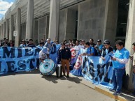 Trapo - Bandeira - Faixa - Telón - Trapo de la Barra: Vendaval Celeste • Club: Deportivo Garcilaso • País: Peru