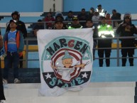 Trapo - Bandeira - Faixa - Telón - "LA MARGEN G STONE" Trapo de la Barra: Vendaval Celeste • Club: Deportivo Garcilaso