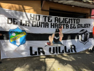 Trapo - Bandeira - Faixa - Telón - Trapo de la Barra: Vltra Svr &bull; Club: Comunicaciones &bull; País: Guatemala