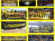 Trapo - Bandeira - Faixa - Telón - "Filiales oficiales" Trapo de la Barra: Zona Norte • Club: Barcelona Sporting Club • País: Ecuador